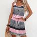 In Stock 2026 . European And American Cross-border Striped Sleeveless For Women, Fashionable Casual U-neck_ecoleips.com