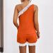 Women's Off-Shoulder Front Vest And Shorts Set Fashion Clothing_ecoleips.com