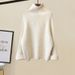 Women's Clothing Thickened Vest Turtleneck Knitted Sweater Wide Leg Pants Three Piece Suit Autumn And Winter New_ecoleips.com