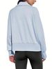 Women's Casual Zip-Up Sweatshirt Jacket, Soft Breathable Fabric, Full Zip Bomber Jacket, Trendy Hoodless Sweatshirt, Long Sleeve Loose Outwear_ecoleips.com
