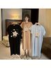 Lazy Short-sleeved T-shirt For Summer Casual Knee Long Skirt Large Size Women's Clothing_ecoleips.com