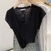 Women's Fashionable Short-Sleeved U-Neck Sweater Factory Direct Sales Relaxed Fit Inner Wear Stylish T-Shirt_ecoleips.com