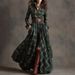 Women's French Vintage Plaid Asymmetrical Hem Plus Size Midi Dress – Slimming Casual Gown_ecoleips.com