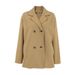 Woolen Coat Medium And Long Loose Thickened Brown Double-breasted Woolen Coat Women's Clothing_ecoleips.com
