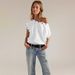 Wish American-style Spicy Girl Off-shoulder Hollow-out Short-sleeve T-shirt For Women, 2025 New Model, Loose,_ecoleips.com