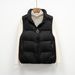 Winter Sisi Loose Fit One Size Korean Style Stand Collar Vest Women's New Simple Down Jacket_ecoleips.com