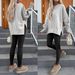 Women's Clothing Women’s Casual Long Sleeve Pullover Sweatshirt – Oversized Round Neck Fleece-Lined Fall/Winter Essential (S-XXL)_ecoleips.com