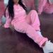 Women's plus Size Autumn Winter Leisure Suits Fashion Letter Print Long Sleeve Hooded Sweatshirt & Sweatpants Two Piece Set_ecoleips.com