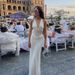 Women's Halter Neck Pleated Hollow Elegant Backless Dress European Style Casual Sexy Banquet Gown For Adults Thin Summer Fabric_ecoleips.com