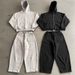 Women's Clothing Casual Simple Couple Fashion Hoodie Sweatshirt Solid Color Loose Sweatshirt Sweatpants_ecoleips.com