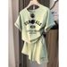 Women's Clothing Women's Sports And Leisure Suit Fashion Outfit Loose Fit Summer Two Piece Set Youthful Short Sleeved Shorts_ecoleips.com
