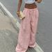 Women's Summer Thin Casual Pants Loose Slimming Solid Color Long Pants New Clothing_ecoleips.com