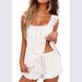 Women's Clothing American Women's Homewear 2 Piece Set Vest Top And Shorts Combination Bestseller_ecoleips.com