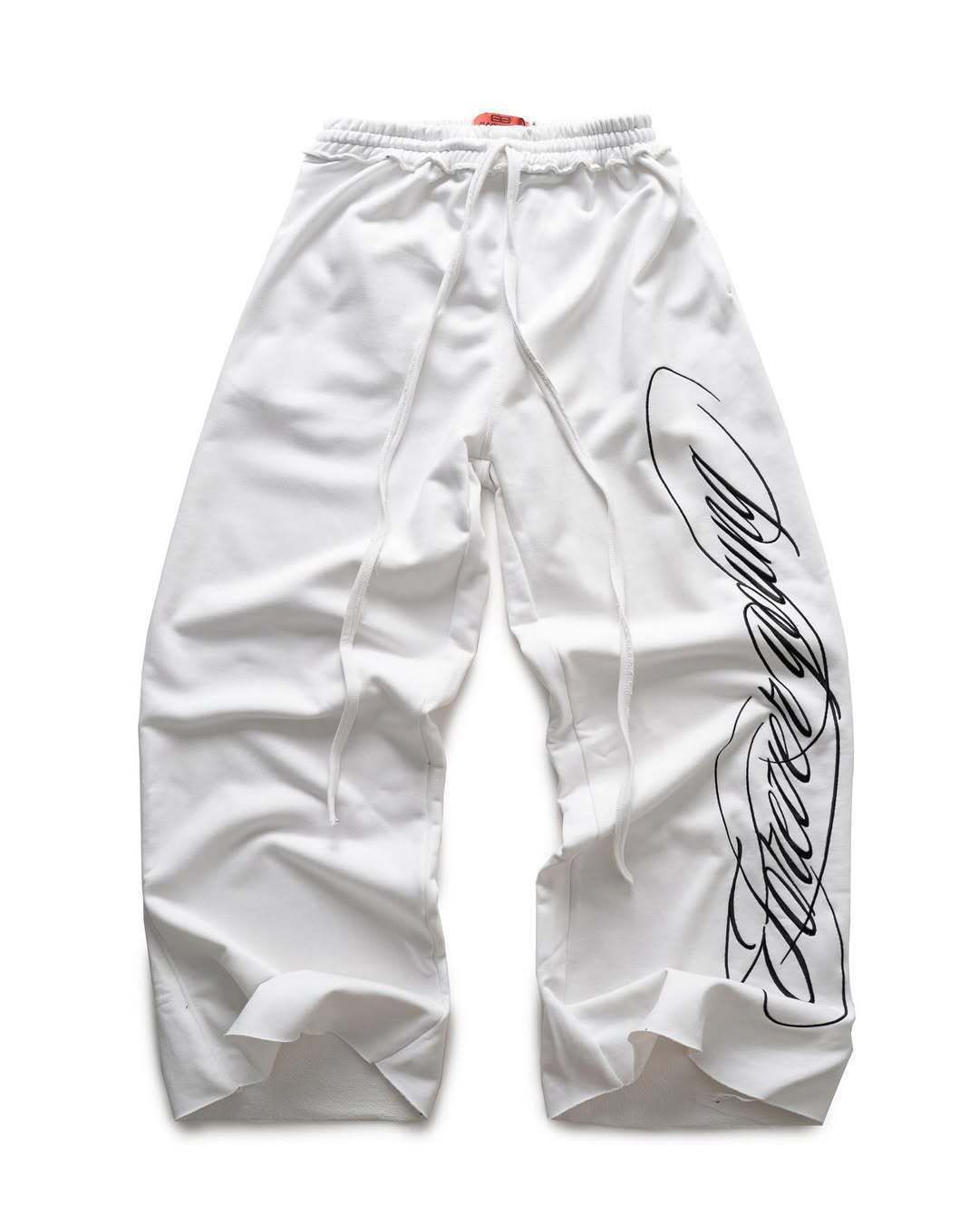 Trendy Unisex Printed Sweatpants - Vintage-Inspired Loose Fit Casual Pants For Men & Women (Polyester, Mid-Weight, Multiple Colors & Sizes)_ecoleips.com