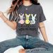 Women's Clothing Round Neck Short Sleeve T Shirt Easter Nurse Cartoon Printing Summer New Comfortable T Shirt_ecoleips.com