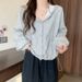 2024 New American Style Women's Hoodie Jacket Thin Loose Button Cardigan Spring Autumn Versatile Top_ecoleips.com
