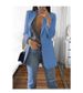 Elegant Notch Lapel Blazer For Women - Slim Fit Knit Cardigan Jacket, Office & Casual Wear, S/M/L/XL/2XL/3XL/4XL/5XL_ecoleips.com