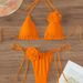 Women's Three Dimensional Flower Swimsuit Bikini Set Fashion Sexy Clothing Beachwear_ecoleips.com