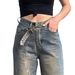 Cross-border American Retro Distressed Washed Ripped Jeans For Women, Hot Girl Boyfriend Style, Loose And Drapey_ecoleips.com