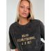 American Retro Washed Black Summer Cotton Short Sleeve T-Shirt With Letter Print Fashion Loose Versatile Top Trendy_ecoleips.com