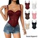 Aria Basics Aria Basics Cross-border Hot Item: European And American Solid Color Corset, Waist-slimming Mesh Fishbone Top, Sexy Outerwear_ecoleips.com
