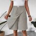 "Women's Casual Shorts With Pockets – Lightweight Polyester Summer Skirt Shorts For Beach & Streetwear"_ecoleips.com