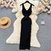 YuooMuoo Chic Fashion Sexy Wrap Hips Split Knitted Autumn Dress Women Slim Elastic Bodycon Long Dress Streetwear Outfits Vestido_ecoleips.com