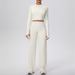 Women's High-Waisted Cloud-Touch Zip-Up Activewear Set – Quick-Dry Yoga & Running Outfit (S-XL, Slim Fit, 80% Nylon, 20% Spandex)_ecoleips.com