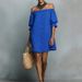 2026 New Vintage Artistic Patchwork Dress, Solid Color Lantern Sleeves, Loose Waist, Short Sleeve, Casual Straight Dress_ecoleips.com