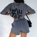 Women's Clothing Autumn And Winter New Sweater Suits Fashion Sports Short Sleeved Pullover Shorts Suit Two Pieces_ecoleips.com