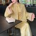 Fleece-lined Thickened New Chinese-style Satin Improved Cheongsam For Women, Winter Jacquard Embroidered Exquisite_ecoleips.com