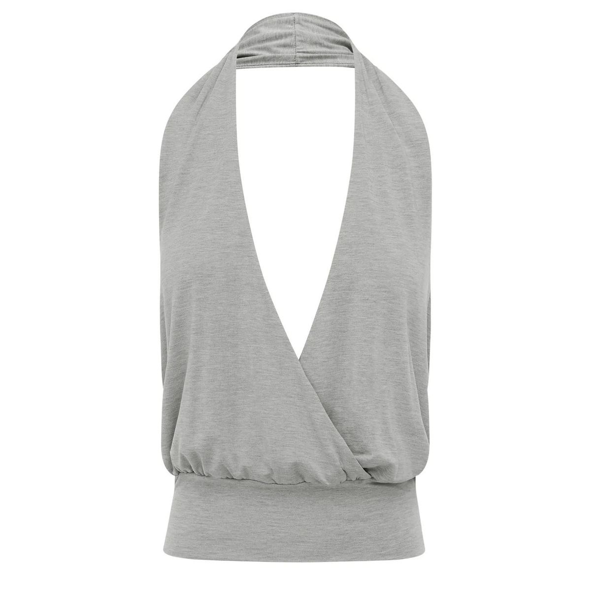 Women's Sexy Deep V Neck Halter Top Spring Style Crisscross Waist Backless Slim Fit European American Hot Girl Vest_ecoleips.com
