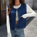 K New Denim Vest, Camisole, Fashionable Denim Sleeveless Vest For Women_ecoleips.com