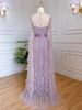 Women's Clothing Elegant Temperament Solid Color Diamond Pattern Design Floating Sleeves Dress_ecoleips.com
