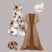 Plus Size Women's Floral Pattern Slip Dress And Long Cardigan Two Piece Set Elegant Spring/Autumn Clothing_ecoleips.com