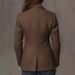 Vintage Contrast-Color Wool Blazer Coat For Women, Elegant Fall/Winter Thickened Tweed Jacket With Notched Lapel_ecoleips.com