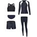 Aria Basics Manufacturer Couple Korean Version New Style Covering Body Suit Surfing Diving Female Two-Piece Swimsuit Hot Spring_ecoleips.com