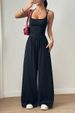 New Suspender Jumpsuit For Spring And Autumn 2025, Casual And Comfortable, Suitable For Daily Wear During Travel And Vacation_ecoleips.com