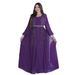 500364 Muslim Dubai Women's Fashion Beaded Long Robe Evening Gown With Belt_ecoleips.com