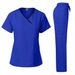 Women's Clothing Doctor's Washing Clothes Medical Work Clothes Summer Washing Clothes Thin Short Sleeved Operating Room Surgical Clothes_ecoleips.com