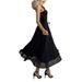 Women's Clothing Niche Chic Design Sleeveless Temperament Vest Long Skirt Square Neck Waist Slim Fit Dress_ecoleips.com