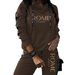 Women's Clothing Fashionable Gold Printed Hoodie Set For Women Innovative Offline Vacation Style Design Casual Comfortable Clothing_ecoleips.com