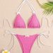 Women's Clothing Polka Dot Print Two Piece Swimsuit Sexy Bikini Swimsuit Gathered Backless Strap Swimsuit_ecoleips.com