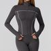 Brushed Yoga Jacket Zipper Windproof Slim Outdoor Sports Running Fitness Clothes Women_ecoleips.com