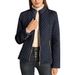 Women's Lightweight Quilted Puffer Jacket With Detachable Hood - Stylish Stand Collar Coat For Spring & Winter_ecoleips.com