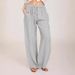 Breathable Linen-Cotton Wide Leg Pants - Elastic Waist Lounge Trousers For Yoga And Casual Wear Breathable Natural Blend_ecoleips.com
