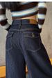 Warm Fleece Lined Jeans For Woman Y2k Pants Loose Wide Leg Trousers Winter 2025 Trendy Design Comfort Stretch Blue Denim_ecoleips.com