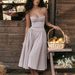 2026 Spring New Women's Clothing Temperament Elegant Retro Waist Slim Suspender Dress_ecoleips.com