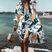Spring Women's Shirt Dress Style Shirt Collar Long Sleeve Loose Dress Os019_ecoleips.com