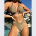 New Sexy Bikini Nylon Solid Color Swimsuit Fashion Ladies Split Swimsuit Bikini_ecoleips.com